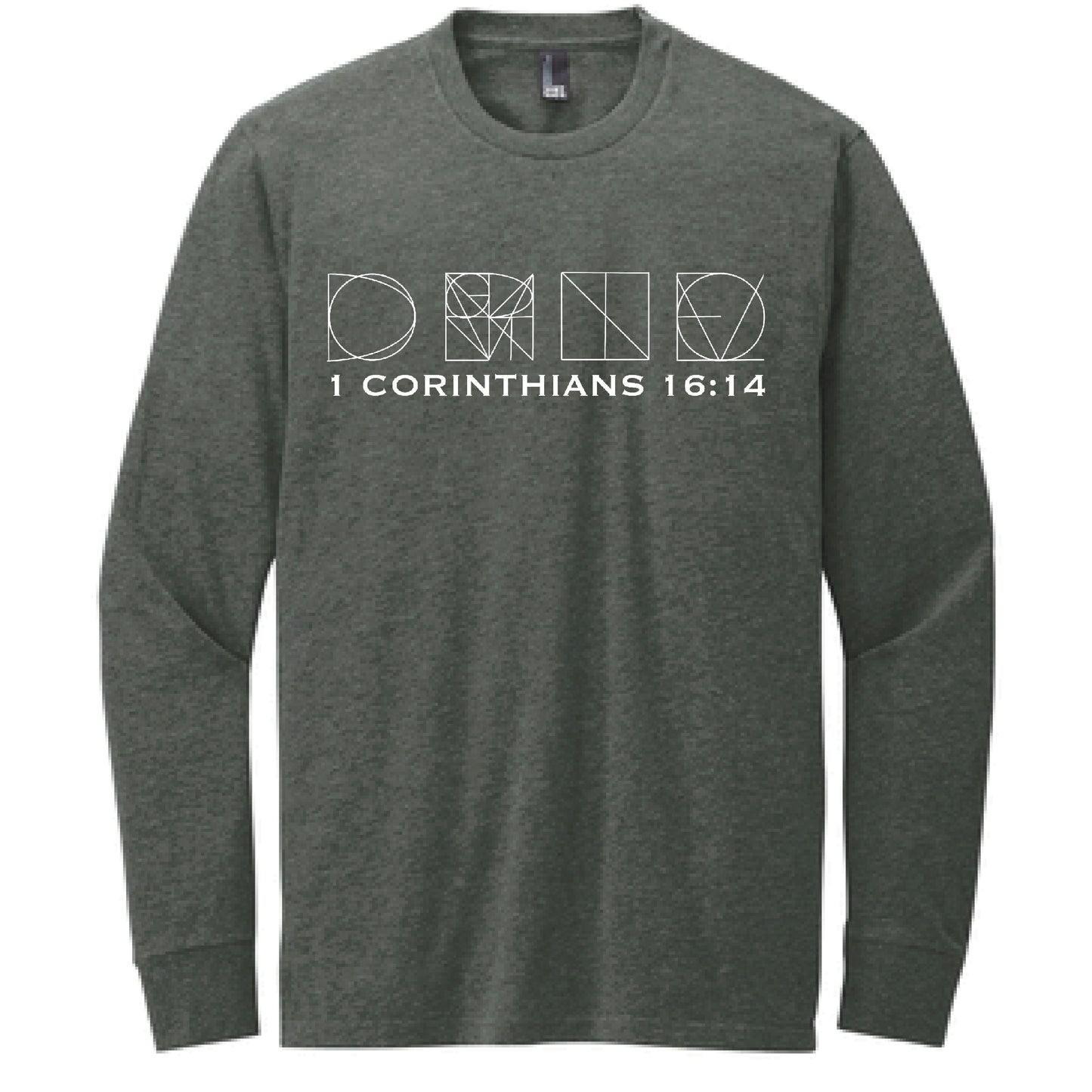 1 Corinthians 16:14 Long Sleeve T Shirt Verse in a Box