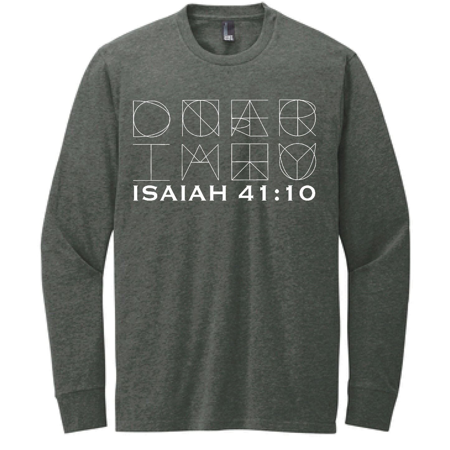 Isaiah 41:10 Long Sleeve T Shirt Verse in a Box