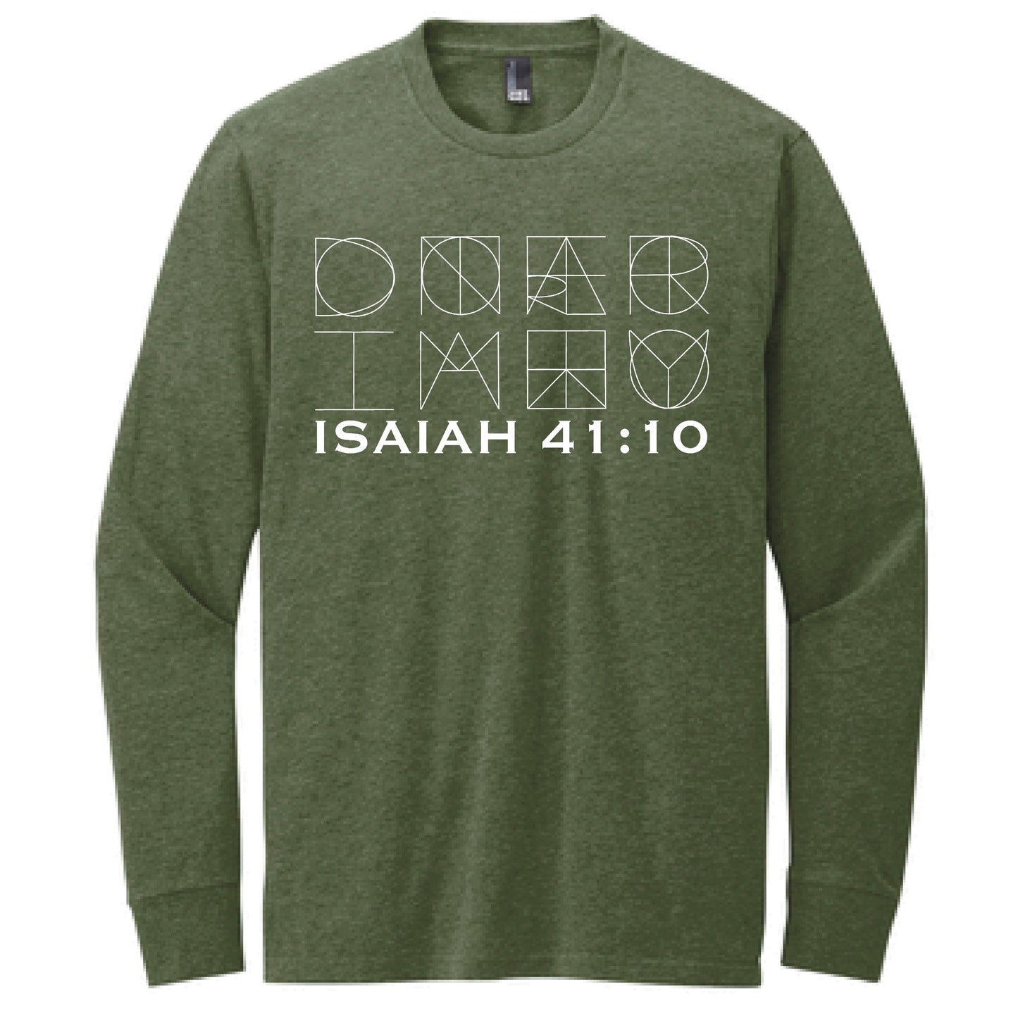 Isaiah 41:10 Long Sleeve T Shirt Verse in a Box