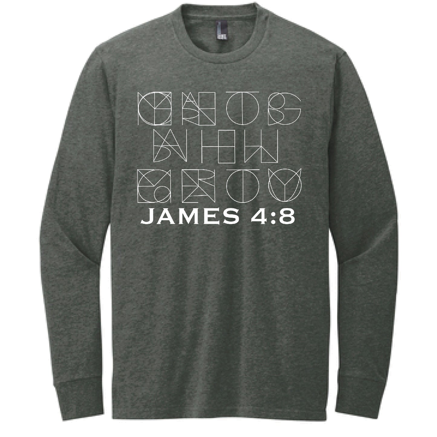 James 4:8 Long Sleeve T Shirt Verse in a Box