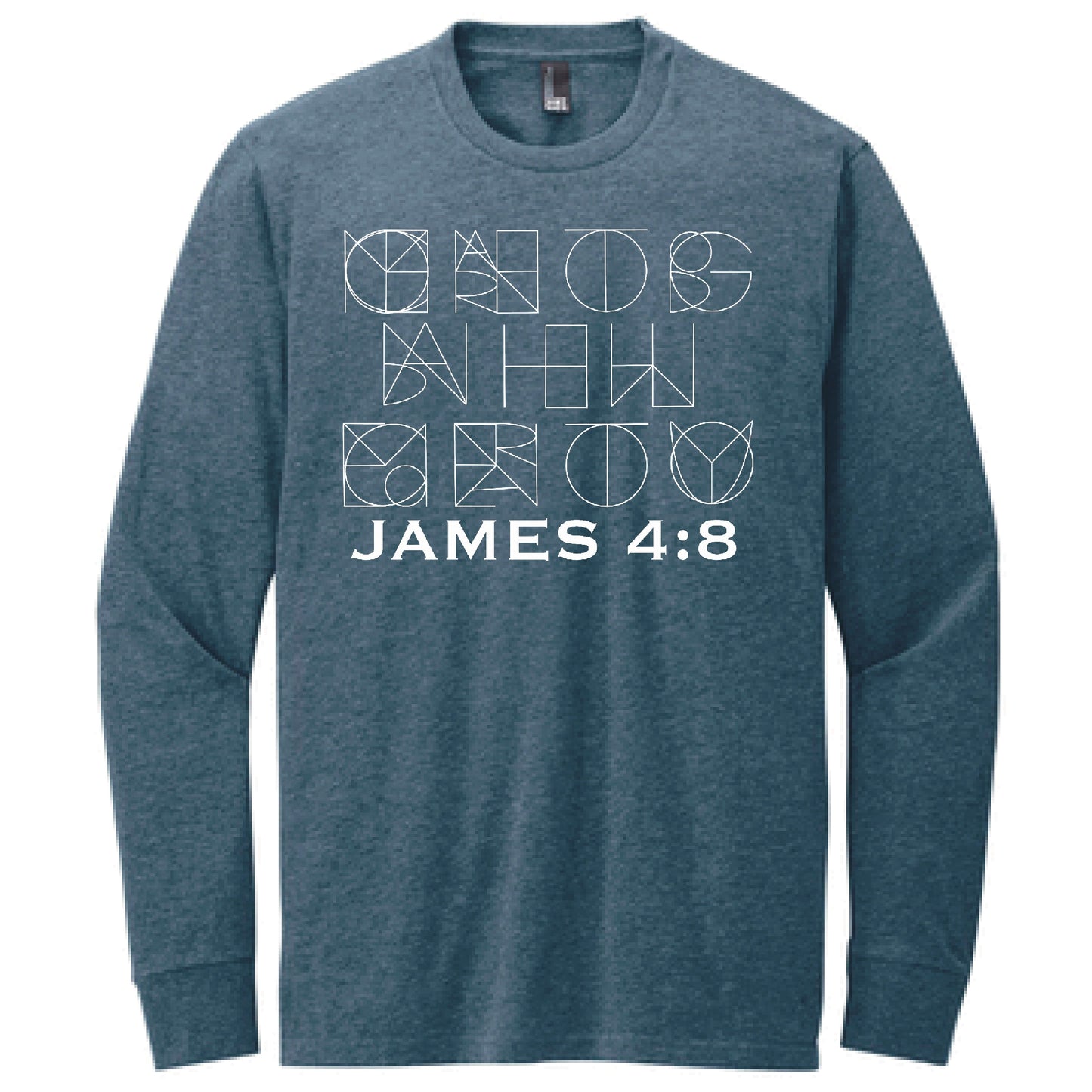 James 4:8 Long Sleeve T Shirt Verse in a Box