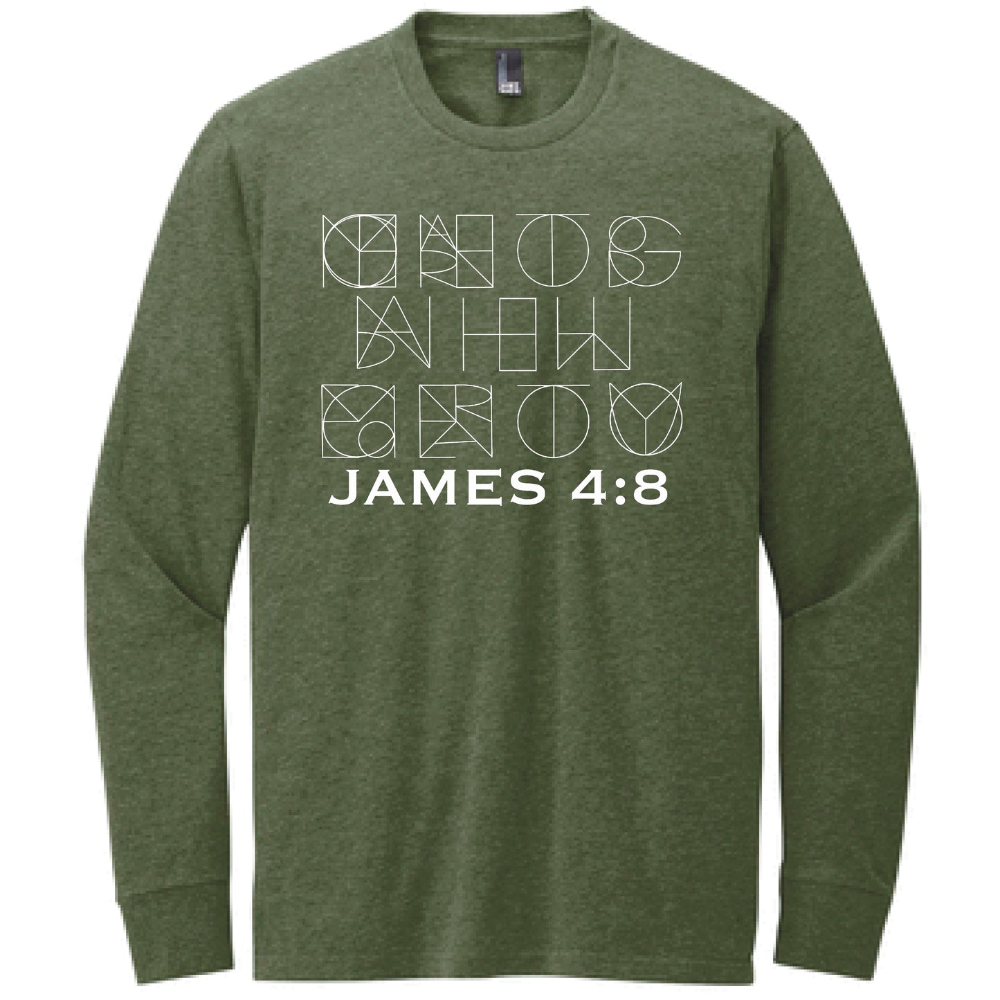 James 4:8 Long Sleeve T Shirt Verse in a Box