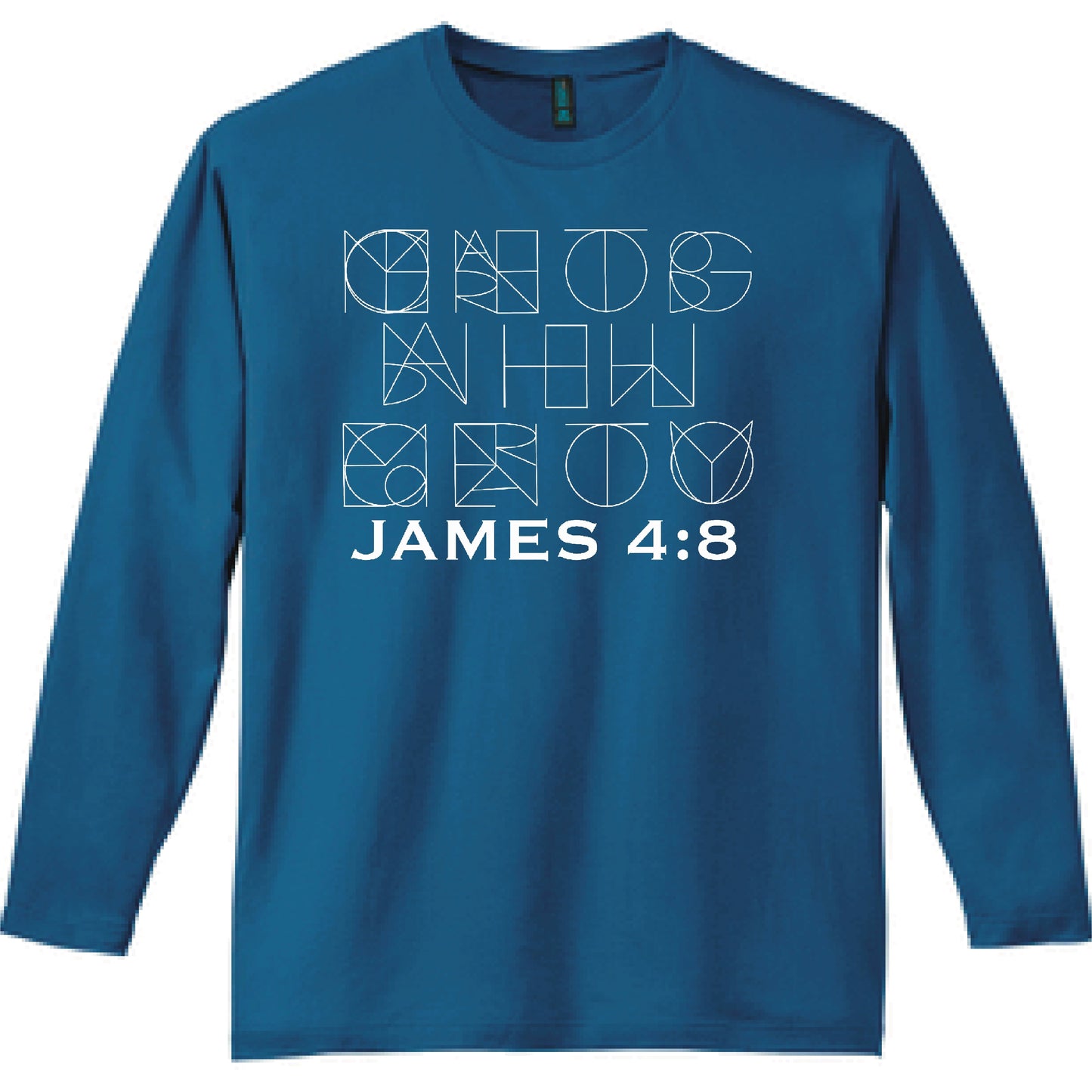 James 4:8 Long Sleeve T Shirt Verse in a Box