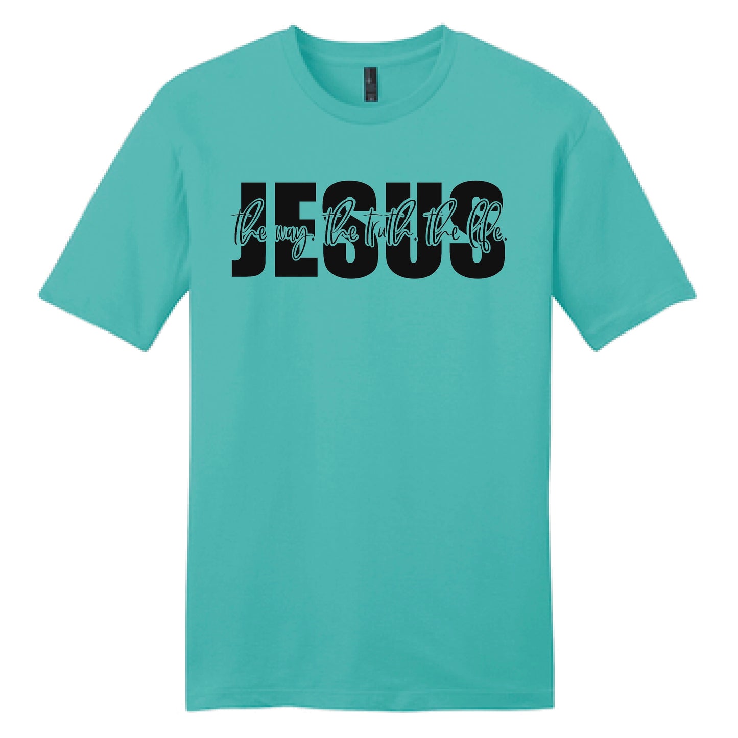 Jesus: The Way The Truth The Life Christian Faith Short Sleeve Shirt