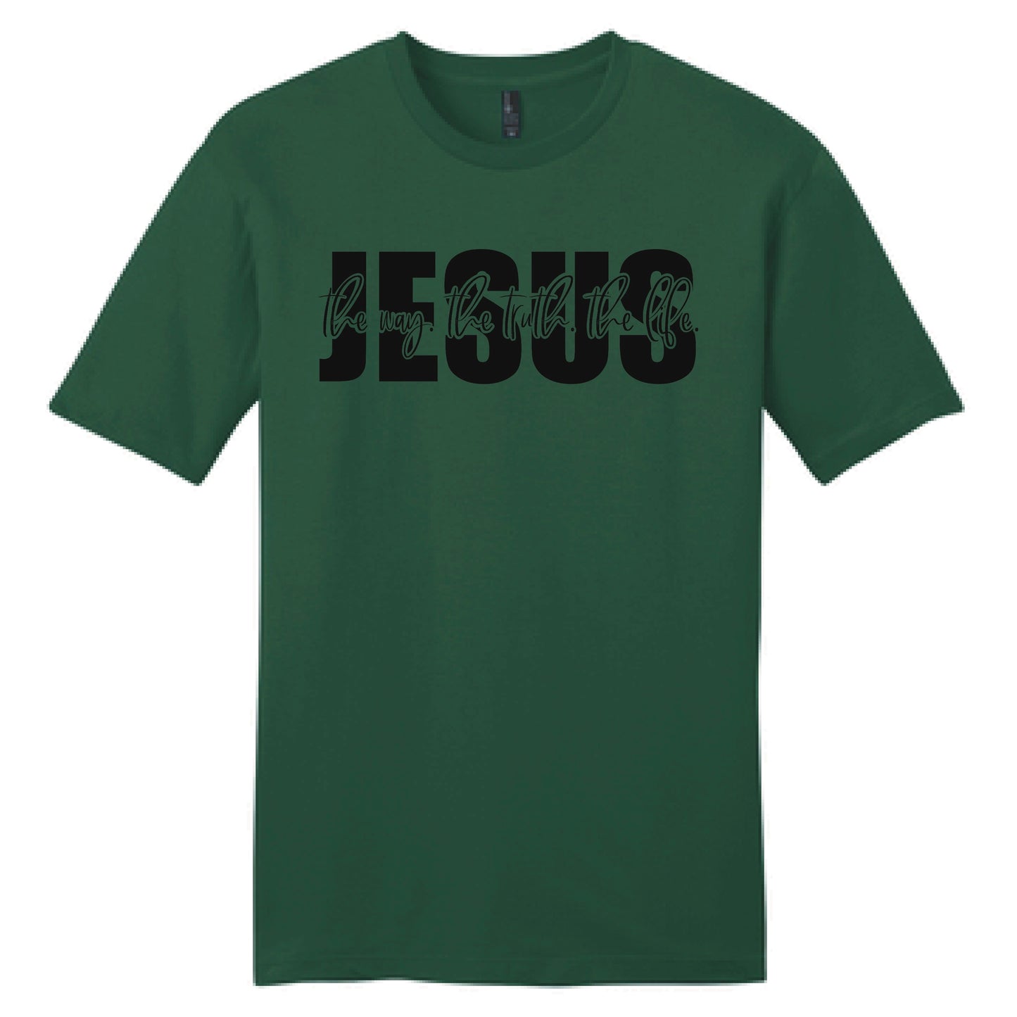 Jesus: The Way The Truth The Life Christian Faith Short Sleeve Shirt