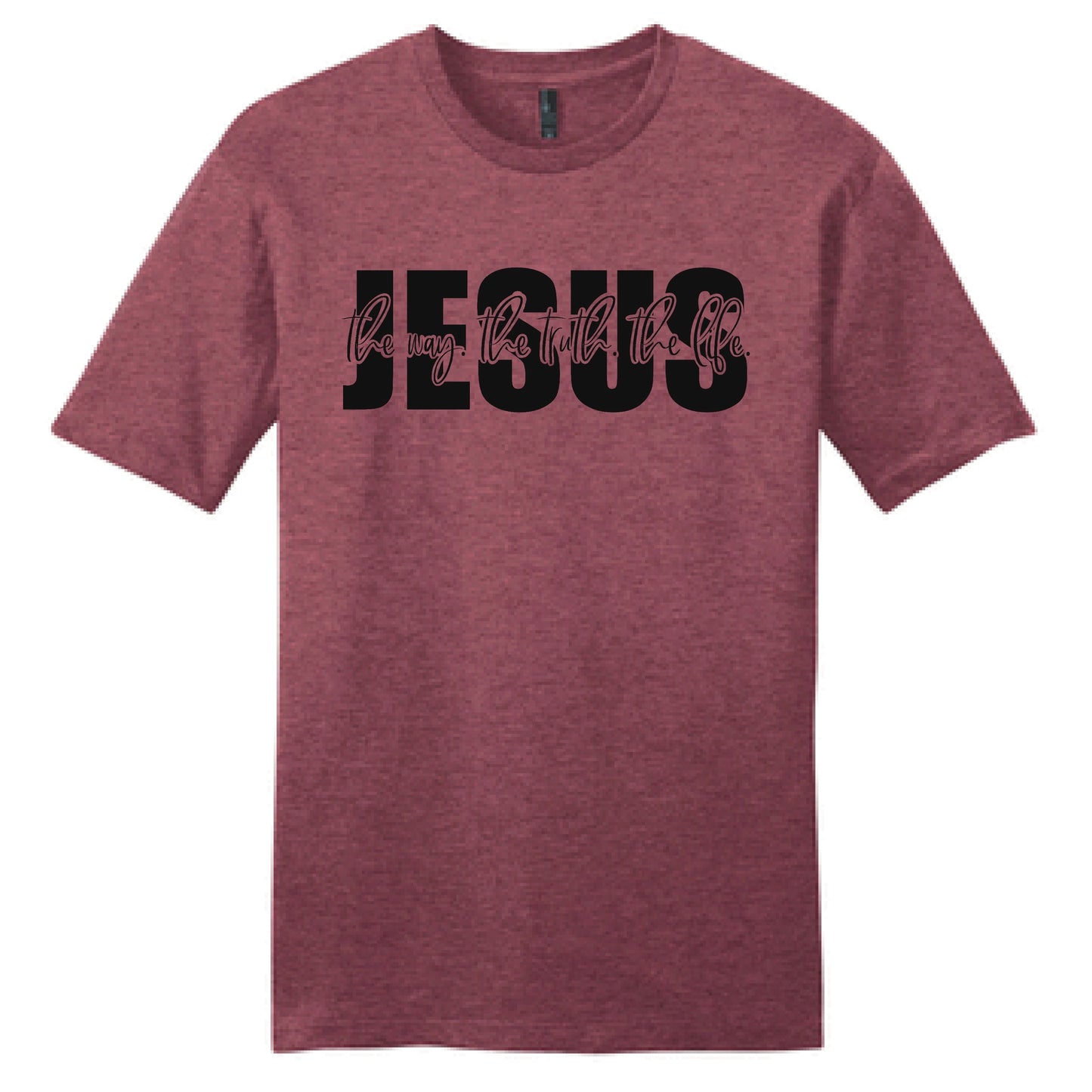 Jesus: The Way The Truth The Life Christian Faith Short Sleeve Shirt