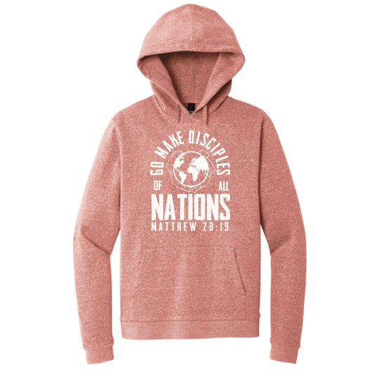 Go Make Disciples of All Nations Christian Faith Hoodie