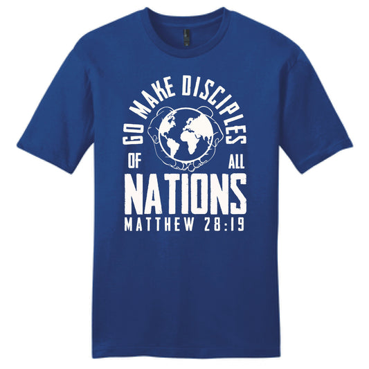 Go Make Disciples of All Nations Short Sleeve Shirt