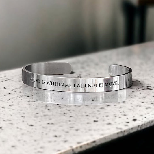 Scripture Bangle: God Within Her