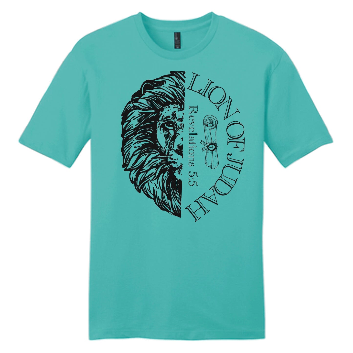 Lion of Judah Christian Faith Short Sleeve Shirt