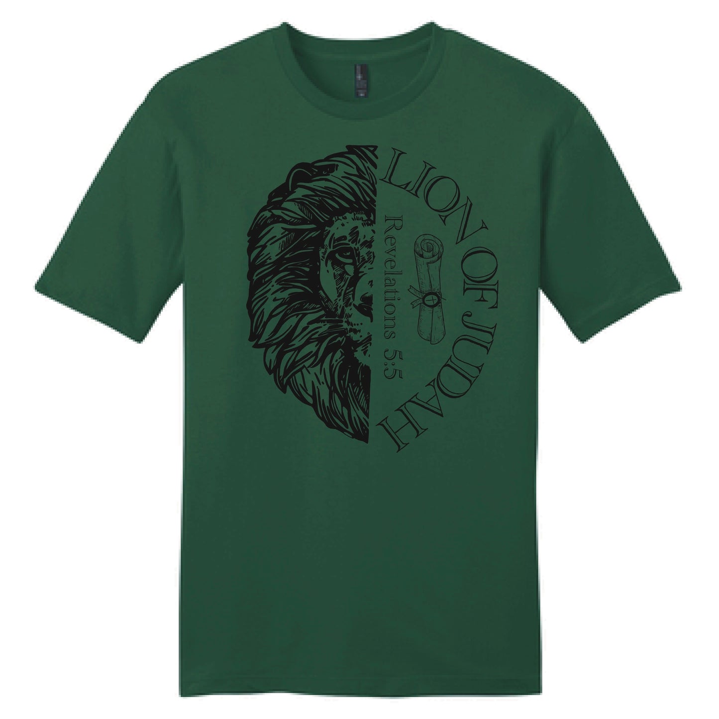 Lion of Judah Christian Faith Short Sleeve Shirt