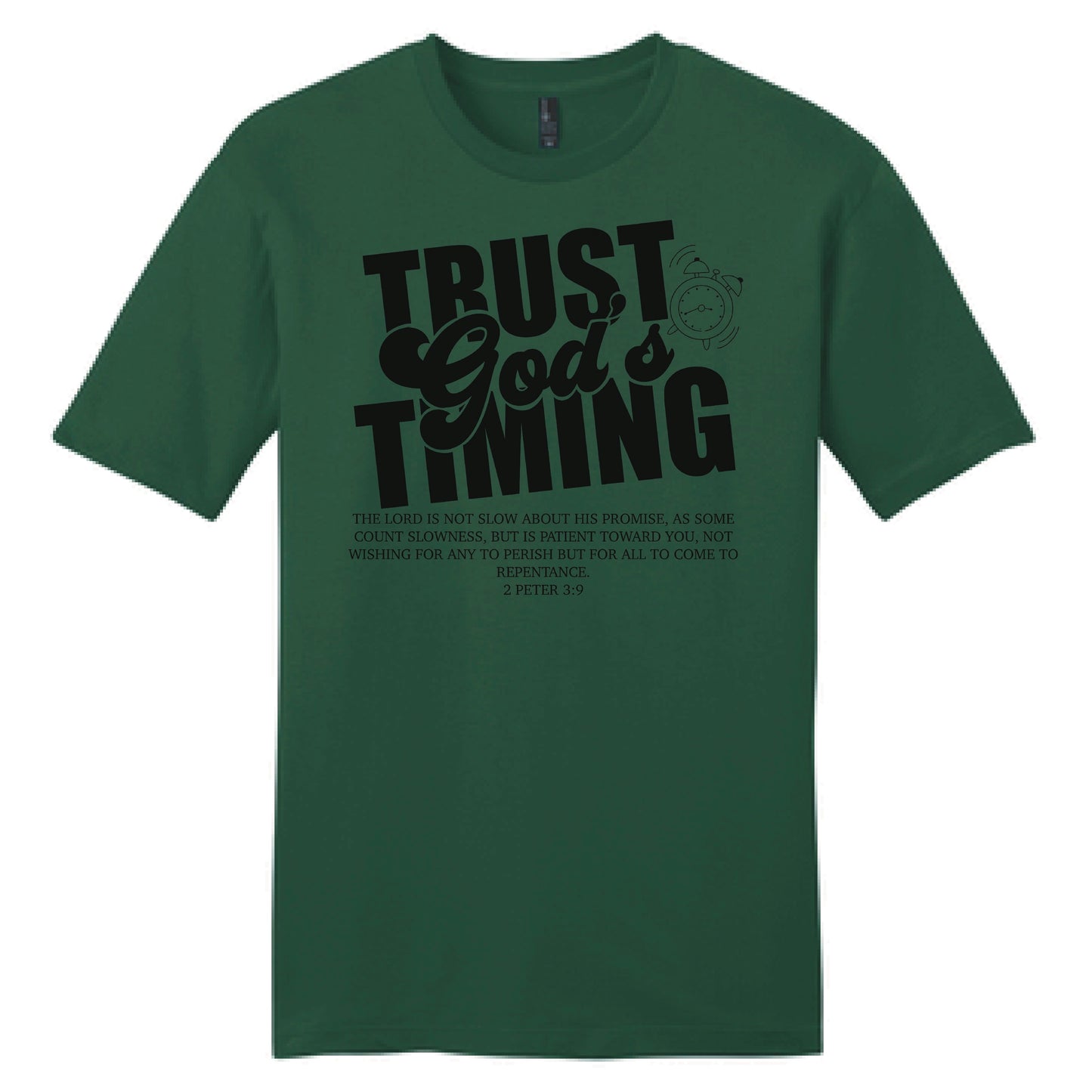 Trust God's Timing Short Sleeve Shirt