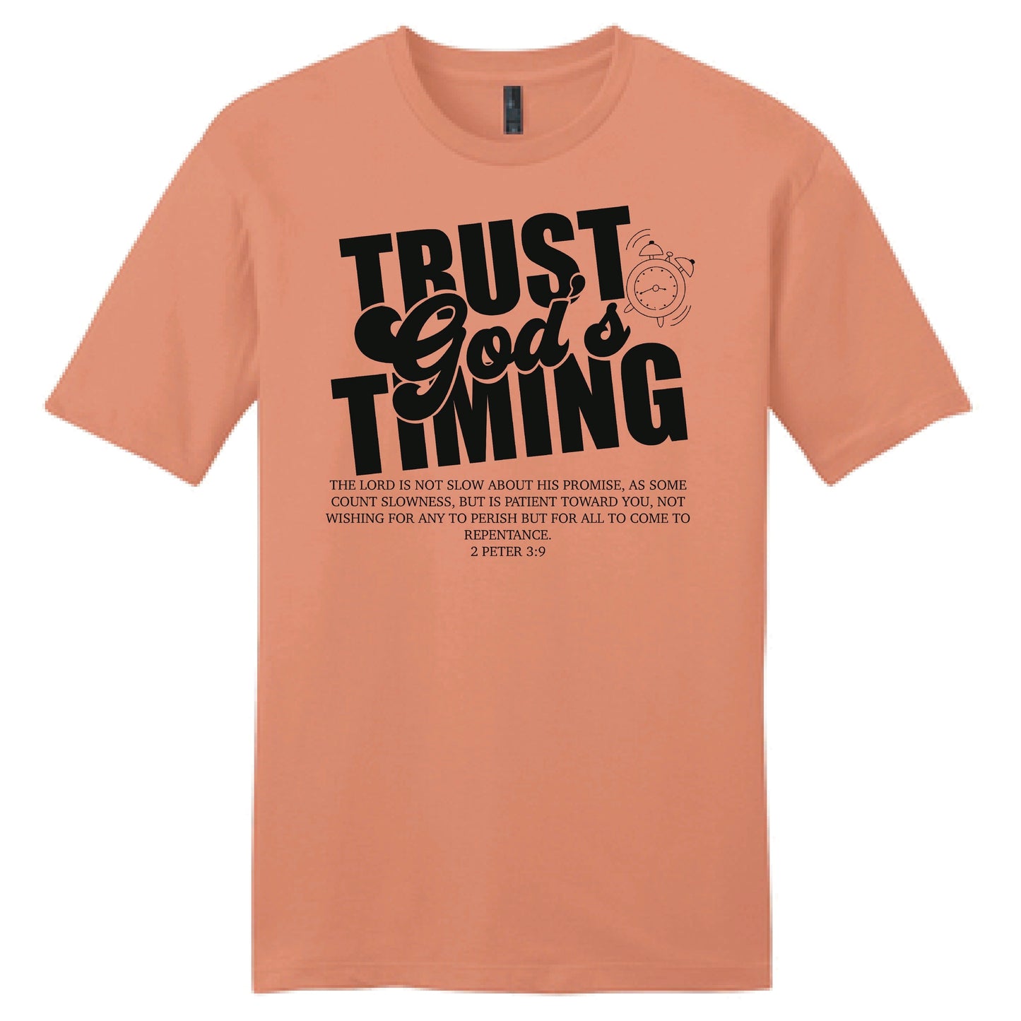 Trust God's Timing Short Sleeve Shirt