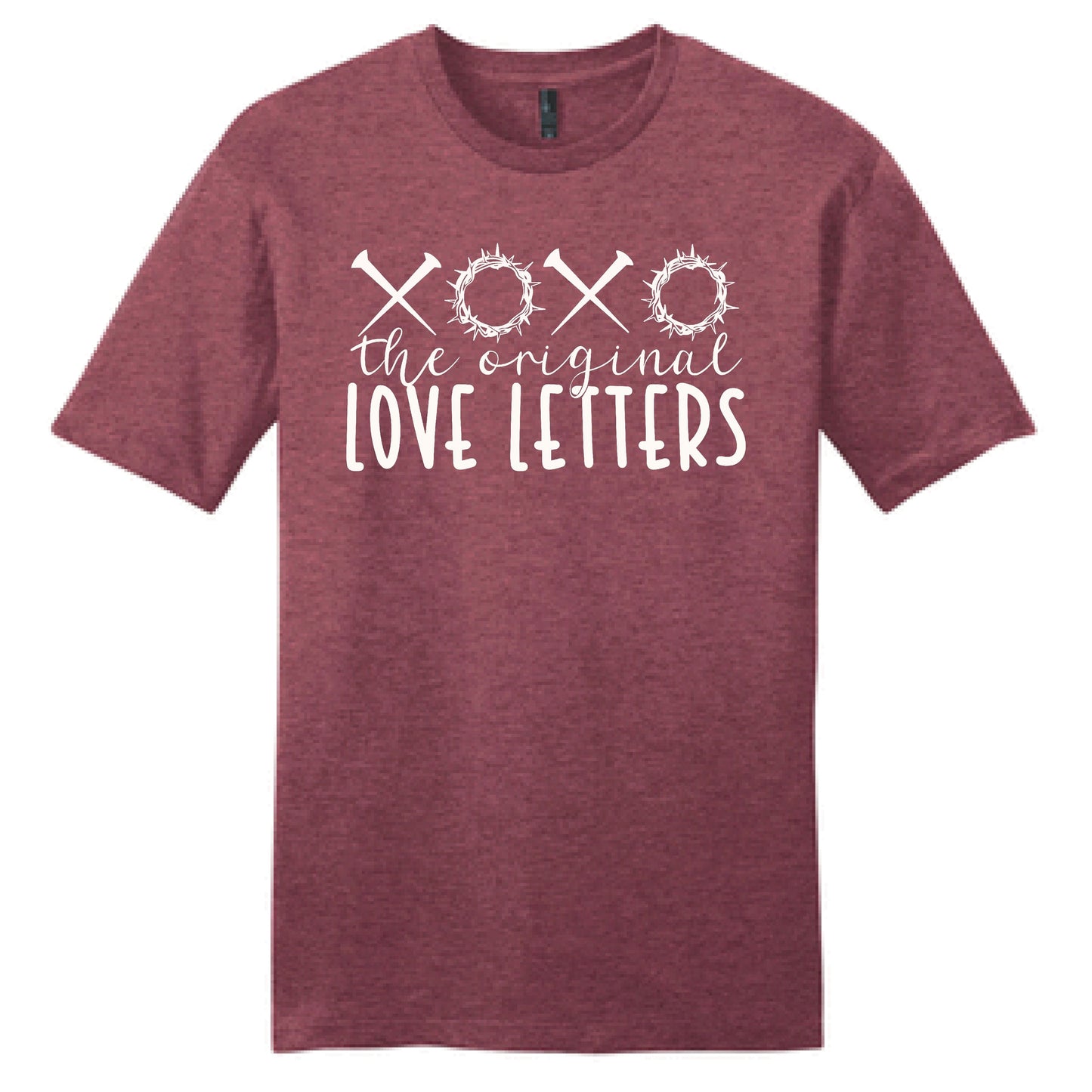 XOXO The Original Love Letters Christian Faith Short Sleeve Shirt